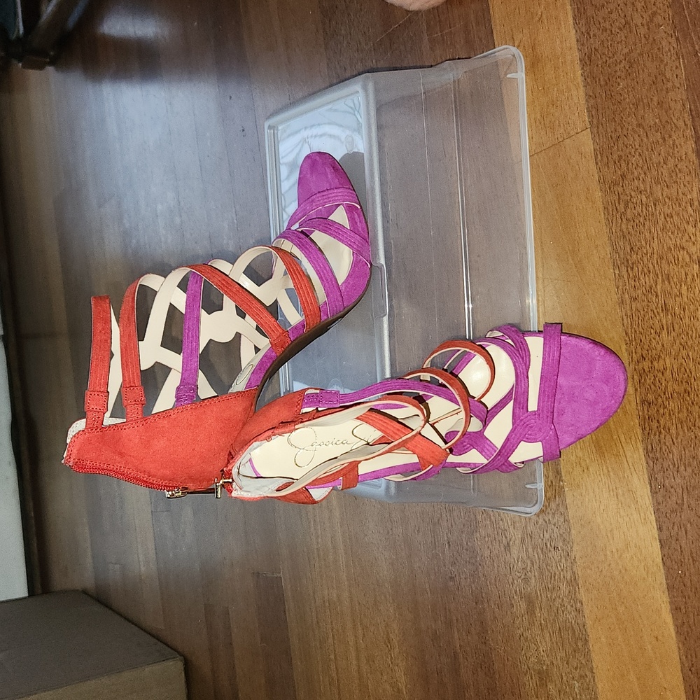 Jessica Simpson Multicolor Strappy Sandals